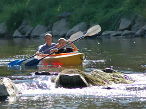 Kayak sur l'Ourthe